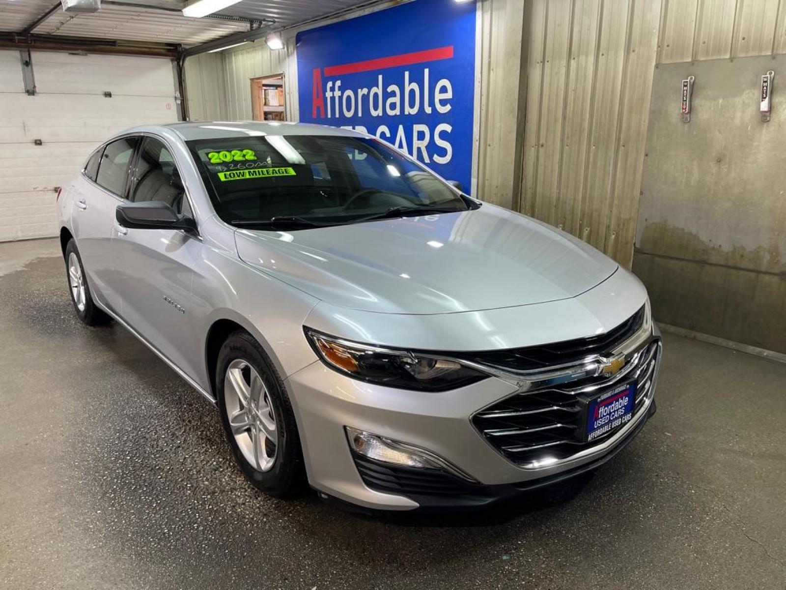 2022 SILVER CHEVROLET MALIBU LS (1G1ZB5ST8NF) with an 1.5L engine, Continuously Variable transmission, located at 2525 S. Cushman, Fairbanks, AK, 99701, (907) 452-5707, 64.824036, -147.712311 - Photo #0