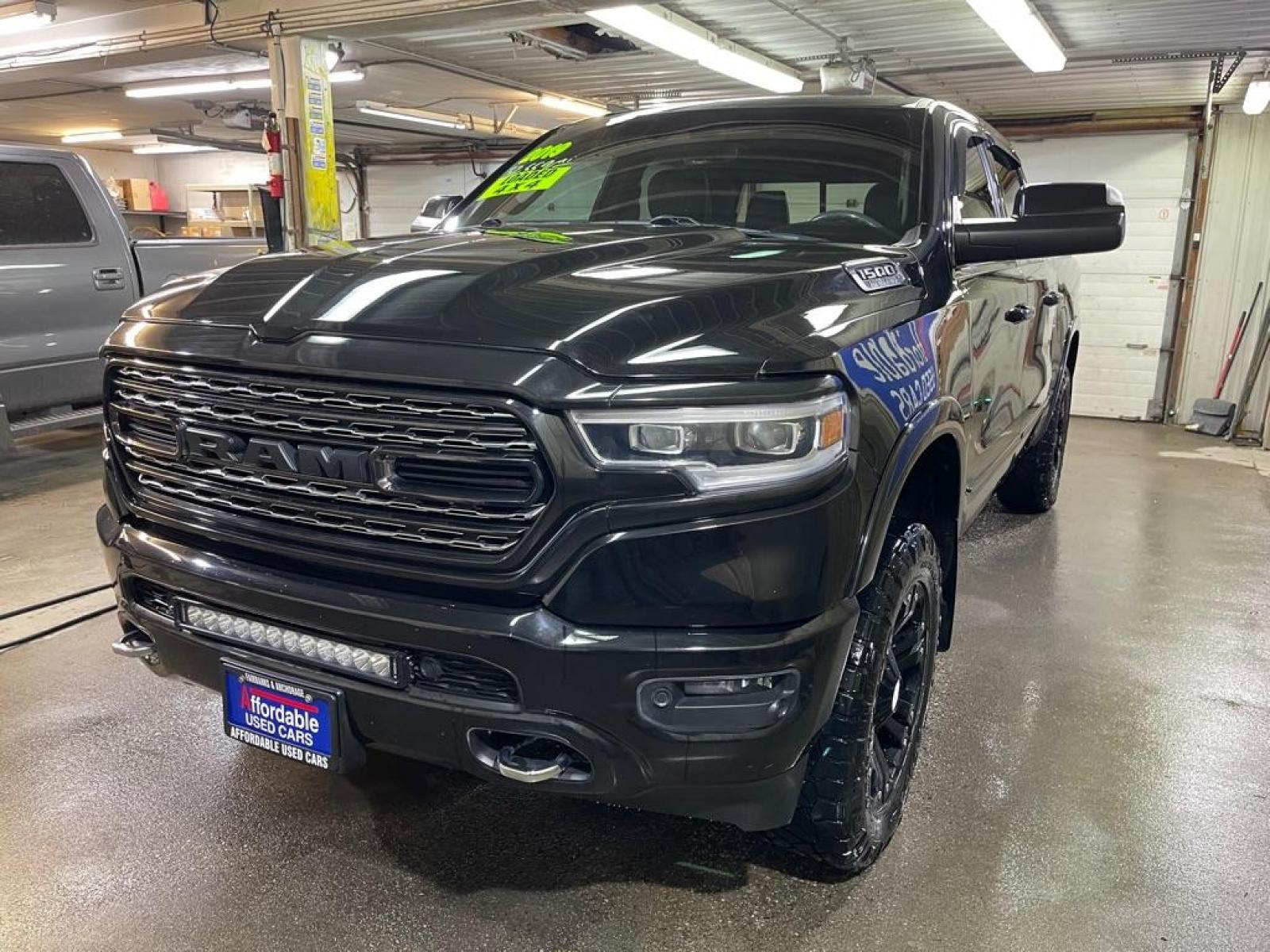 2019 BLACK RAM 1500 LIMITED (1C6SRFHT5KN) with an 5.7L engine, Automatic transmission, located at 2525 S. Cushman, Fairbanks, AK, 99701, (907) 452-5707, 64.824036, -147.712311 - Photo #1