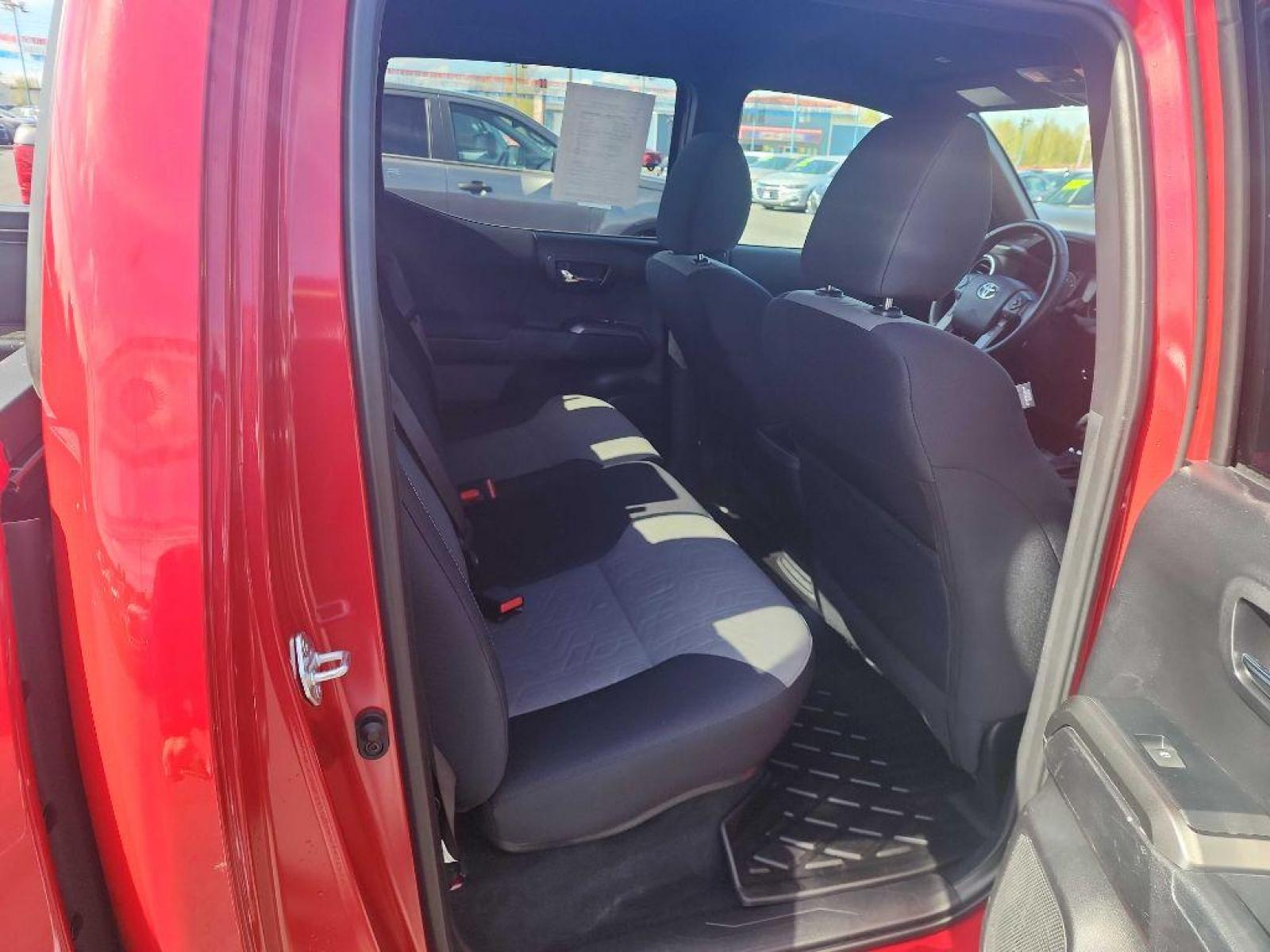 2022 RED TOYOTA TACOMA DOUBLE CAB (3TMCZ5AN5NM) with an 3.5L engine, Automatic transmission, located at 2525 S. Cushman, Fairbanks, AK, 99701, (907) 452-5707, 64.824036, -147.712311 - Photo #0