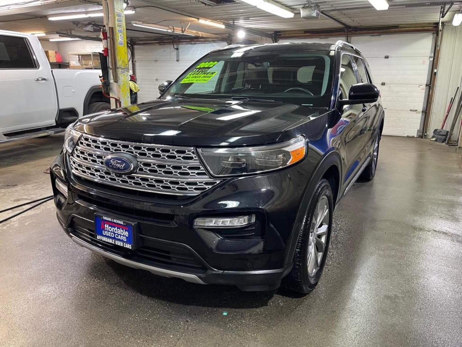 2022 BLACK FORD EXPLORER LIMITED (1FMSK8FH4NG) with an 2.3L engine, Automatic transmission, located at 2525 S. Cushman, Fairbanks, AK, 99701, (907) 452-5707, 64.824036, -147.712311 - Photo #1