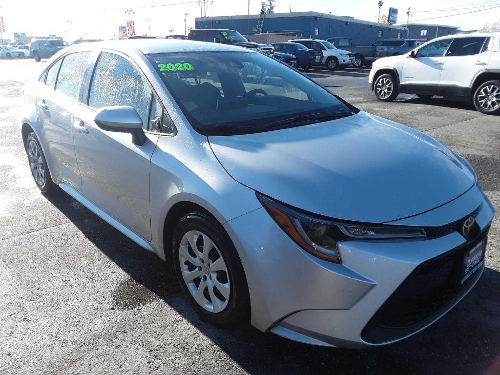 2020 SILVER TOYOTA COROLLA LE (JTDEPRAE3LJ) with an 1.8L engine, Continuously Variable transmission, located at 2525 S. Cushman, Fairbanks, AK, 99701, (907) 452-5707, 64.824799, -147.711899 - Photo #10