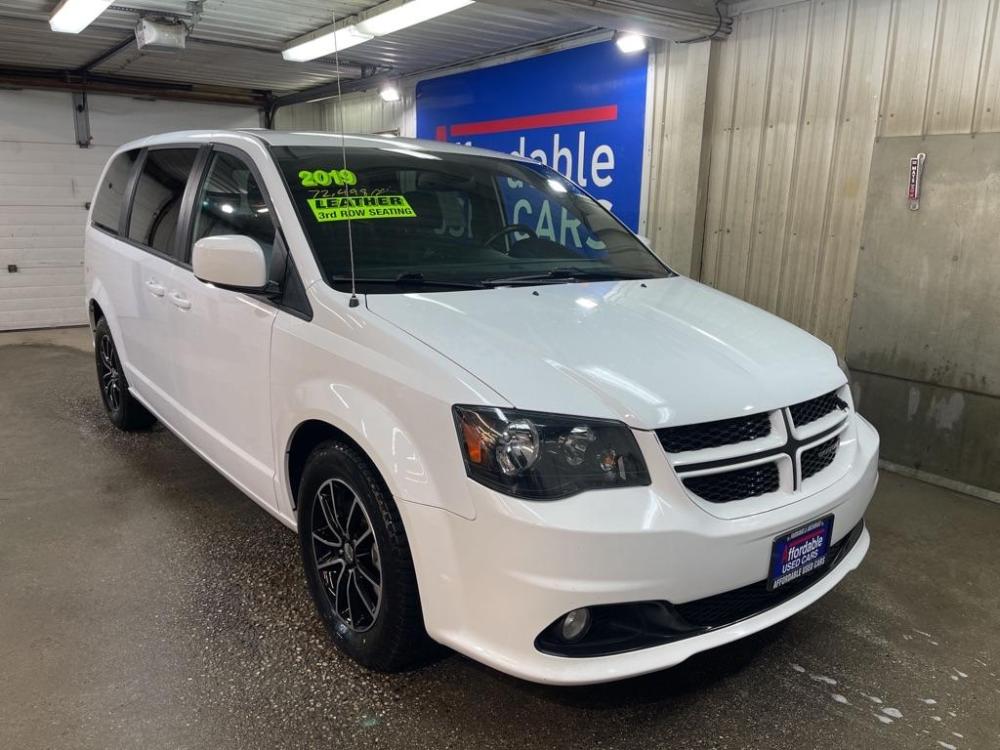 2019 WHITE DODGE GRAND CARAVAN GT (2C4RDGEGXKR) with an 3.6L engine, Automatic transmission, located at 2525 S. Cushman, Fairbanks, AK, 99701, (907) 452-5707, 64.824799, -147.711899 - Photo #0