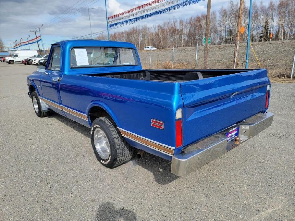 1971 BLUE CHEVROLET C-10 LONG BED (CE141J60940) , Automatic transmission, located at 2525 S. Cushman, Fairbanks, AK, 99701, (907) 452-5707, 64.824799, -147.711899 - Photo #2