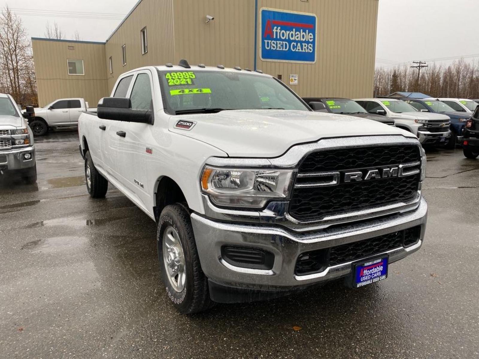 2021 WHITE RAM 2500 TRADESMAN (3C6UR5HJ9MG) with an 6.4L engine, Automatic transmission, located at 2525 S. Cushman, Fairbanks, AK, 99701, (907) 452-5707, 64.824799, -147.711899 - Photo #2