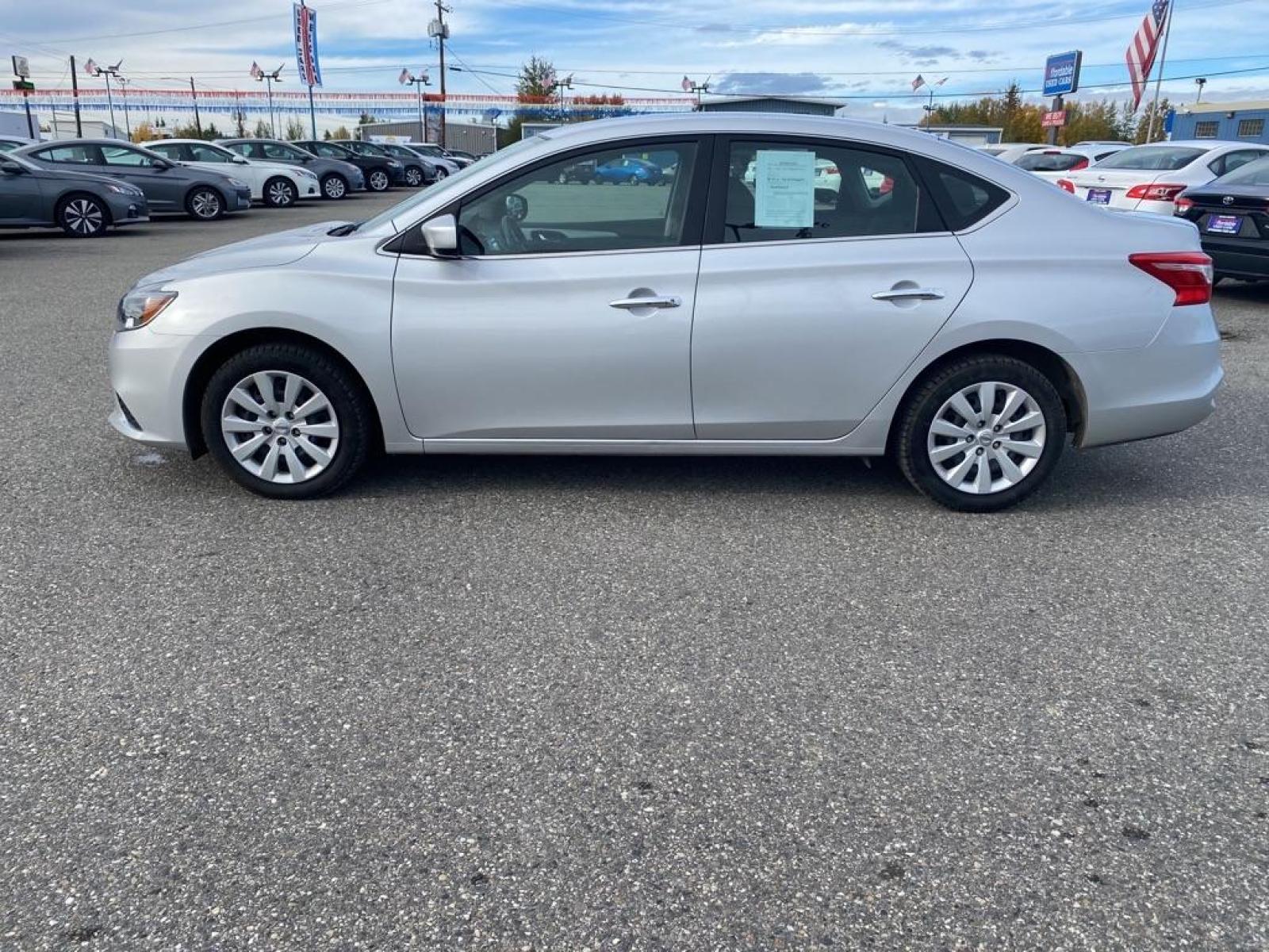 2019 SILVER NISSAN SENTRA SV (3N1AB7AP3KY) with an 1.8L engine, Continuously Variable transmission, located at 2525 S. Cushman, Fairbanks, AK, 99701, (907) 452-5707, 64.824799, -147.711899 - Photo #4