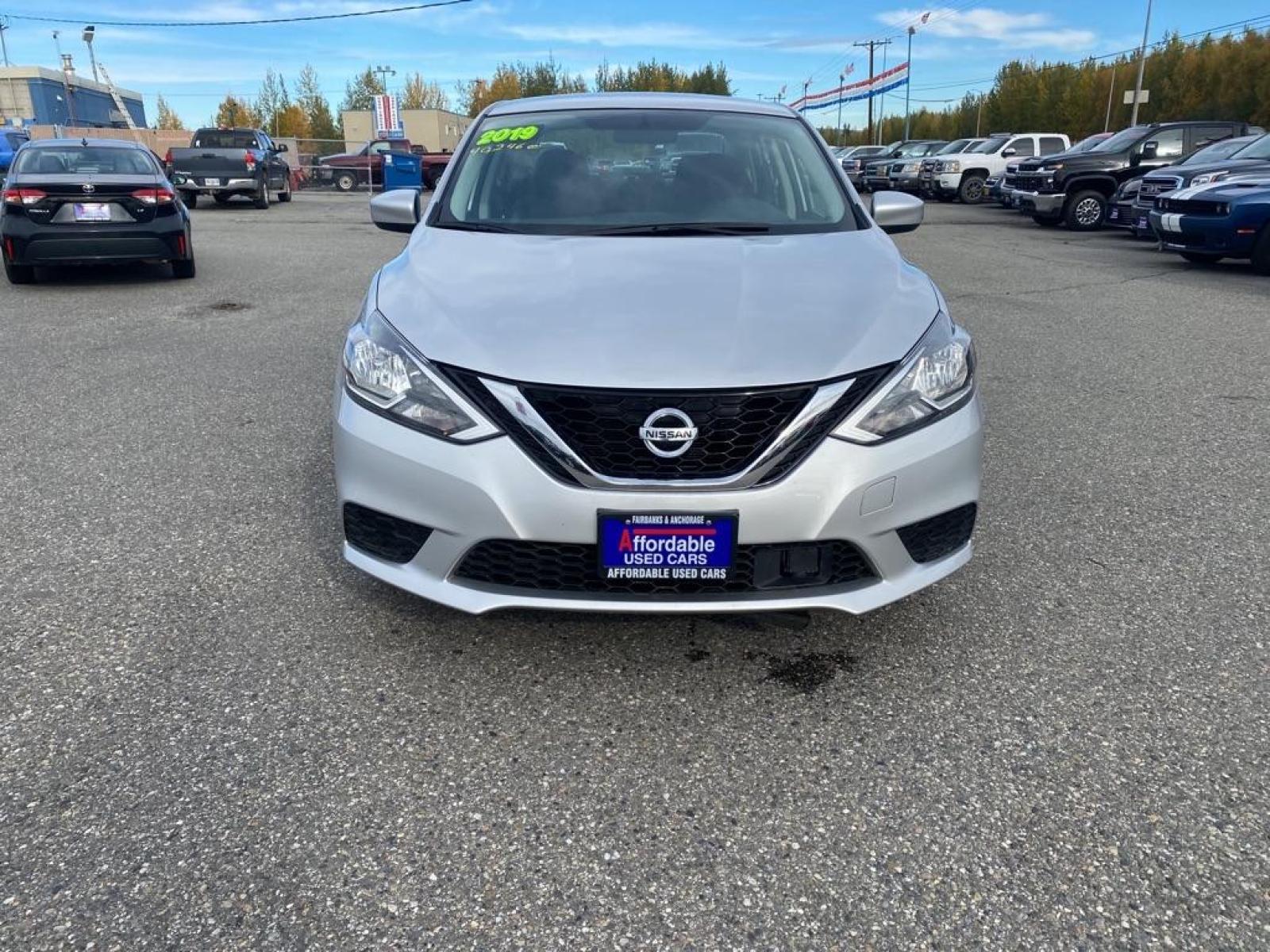 2019 SILVER NISSAN SENTRA SV (3N1AB7AP3KY) with an 1.8L engine, Continuously Variable transmission, located at 2525 S. Cushman, Fairbanks, AK, 99701, (907) 452-5707, 64.824799, -147.711899 - Photo #5