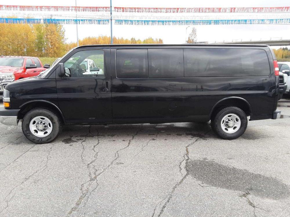 2013 BLACK CHEVROLET EXPRESS G3500 LT (1GAZG1FAXD1) with an 4.8L engine, Automatic transmission, located at 2525 S. Cushman, Fairbanks, AK, 99701, (907) 452-5707, 64.824799, -147.711899 - Photo #4