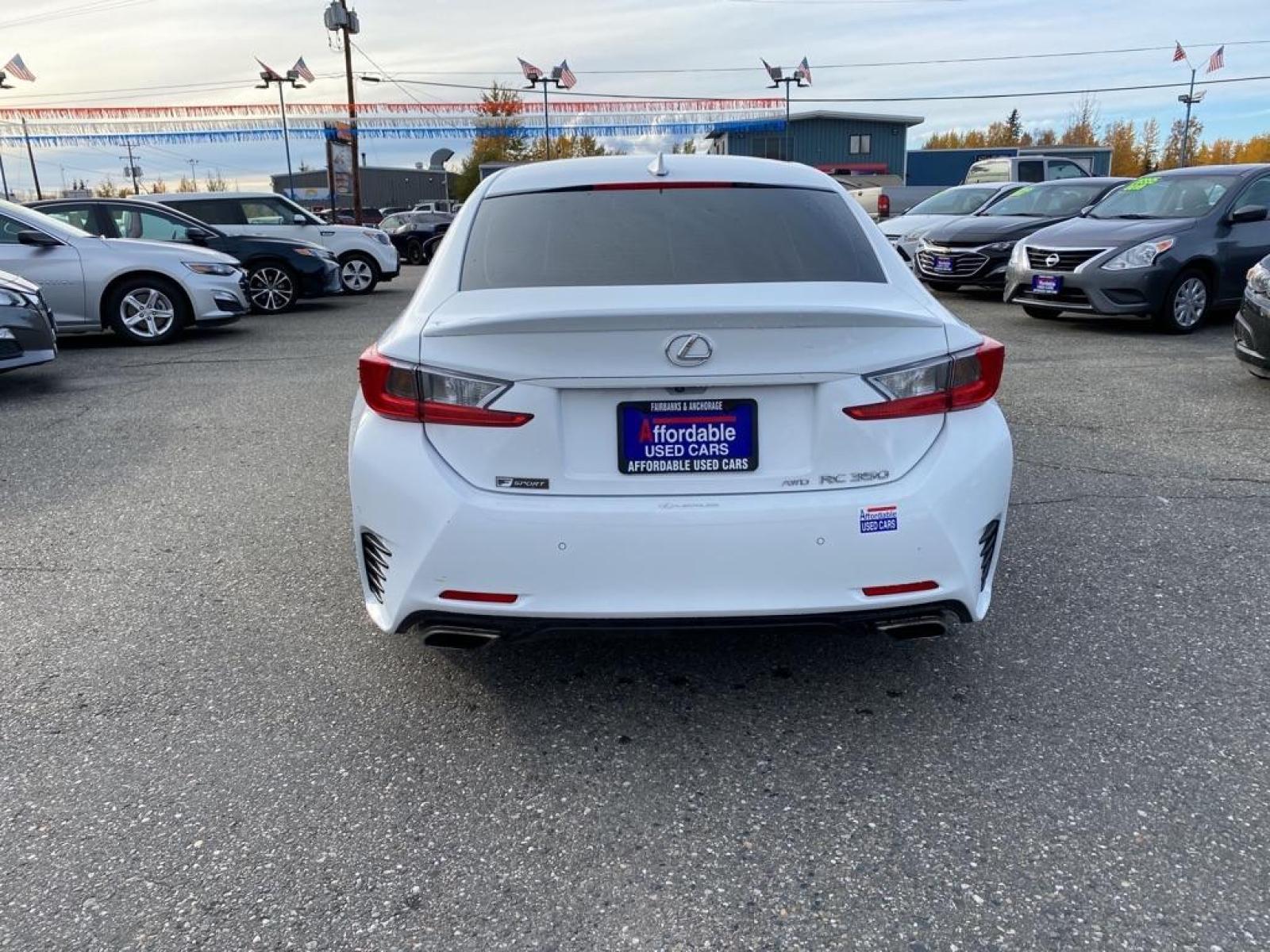 2016 WHITE LEXUS RC 350 (JTHSE5BC9G5) with an 3.5L engine, Automatic transmission, located at 2525 S. Cushman, Fairbanks, AK, 99701, (907) 452-5707, 64.824799, -147.711899 - Photo #5
