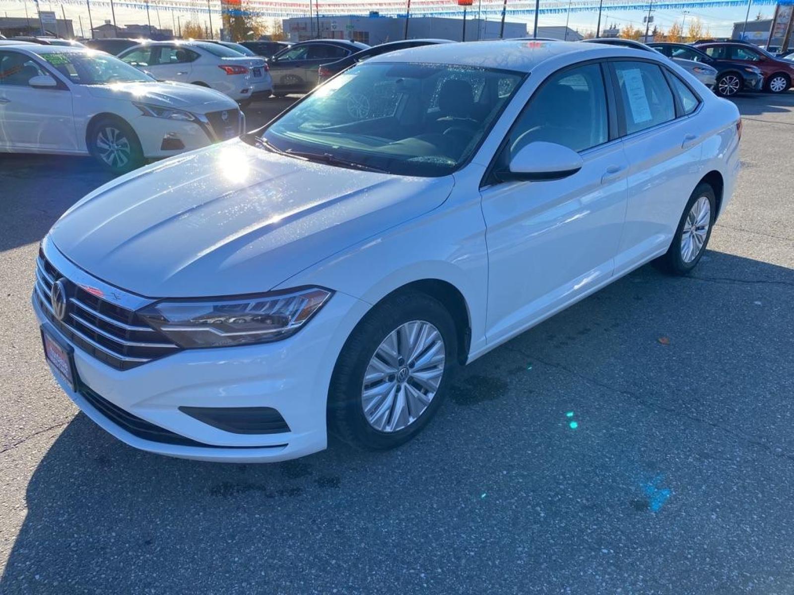 2019 WHITE VOLKSWAGEN JETTA S (3VWCB7BU7KM) with an 1.4L engine, Automatic transmission, located at 2525 S. Cushman, Fairbanks, AK, 99701, (907) 452-5707, 64.824799, -147.711899 - Photo #2