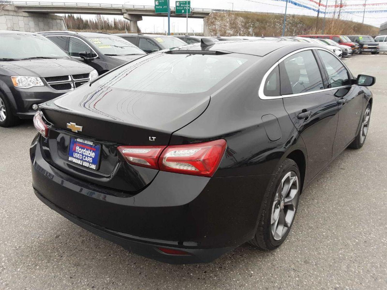 2020 BLACK CHEVROLET MALIBU LT (1G1ZD5ST4LF) with an 1.5L engine, Continuously Variable transmission, located at 2525 S. Cushman, Fairbanks, AK, 99701, (907) 452-5707, 64.824799, -147.711899 - Photo #9