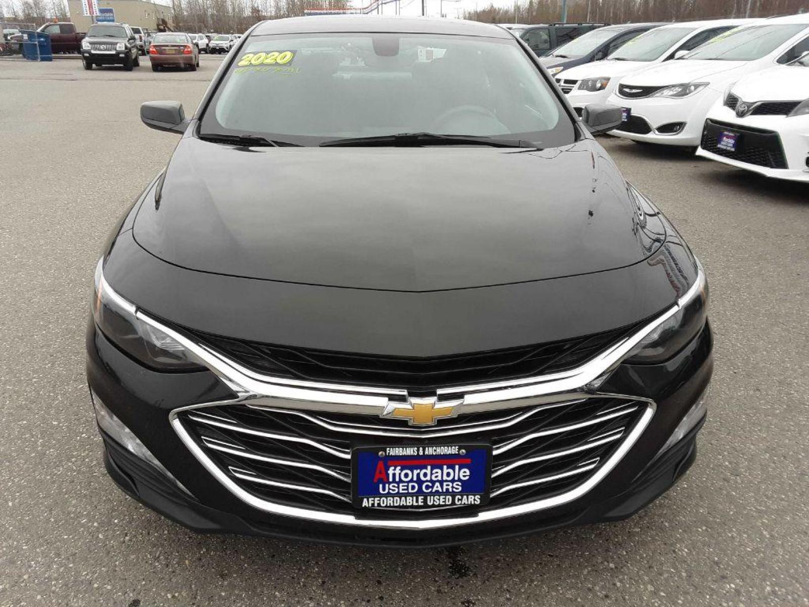 2020 BLACK CHEVROLET MALIBU LT (1G1ZD5ST4LF) with an 1.5L engine, Continuously Variable transmission, located at 2525 S. Cushman, Fairbanks, AK, 99701, (907) 452-5707, 64.824799, -147.711899 - Photo #1