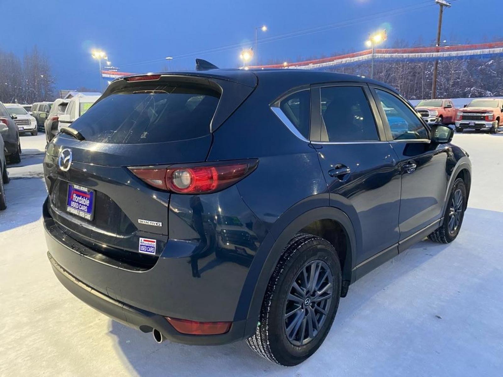 2020 BLUE MAZDA CX-5 TOURING (JM3KFBCM2L0) with an 2.5L engine, Automatic transmission, located at 2525 S. Cushman, Fairbanks, AK, 99701, (907) 452-5707, 64.824799, -147.711899 - Photo #4