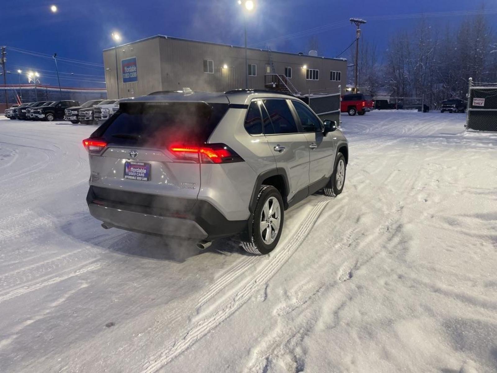 2021 SILVER TOYOTA RAV4 LIMITED (4T3D6RFV3MU) with an 2.5L engine, Continuously Variable transmission, located at 2525 S. Cushman, Fairbanks, AK, 99701, (907) 452-5707, 64.824799, -147.711899 - Photo #2