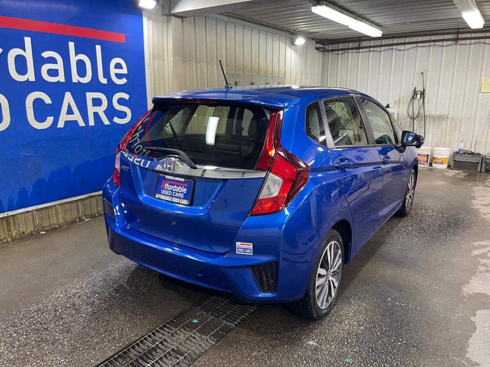 2017 BLUE HONDA FIT EX (JHMGK5H8XHS) with an 1.5L engine, Continuously Variable transmission, located at 2525 S. Cushman, Fairbanks, AK, 99701, (907) 452-5707, 64.824799, -147.711899 - Photo #4