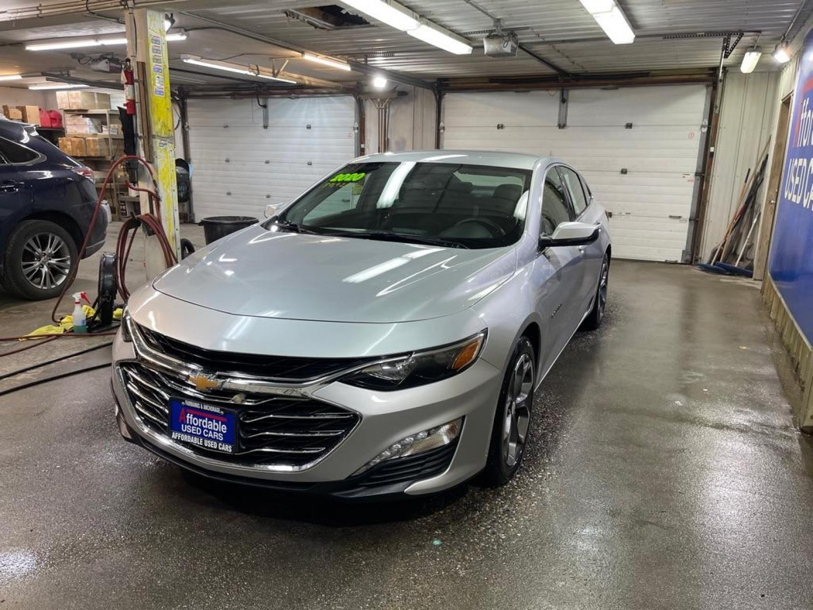 2020 SILVER CHEVROLET MALIBU LT (1G1ZD5ST1LF) with an 1.5L engine, Continuously Variable transmission, located at 2525 S. Cushman, Fairbanks, AK, 99701, (907) 452-5707, 64.824799, -147.711899 - Photo #1