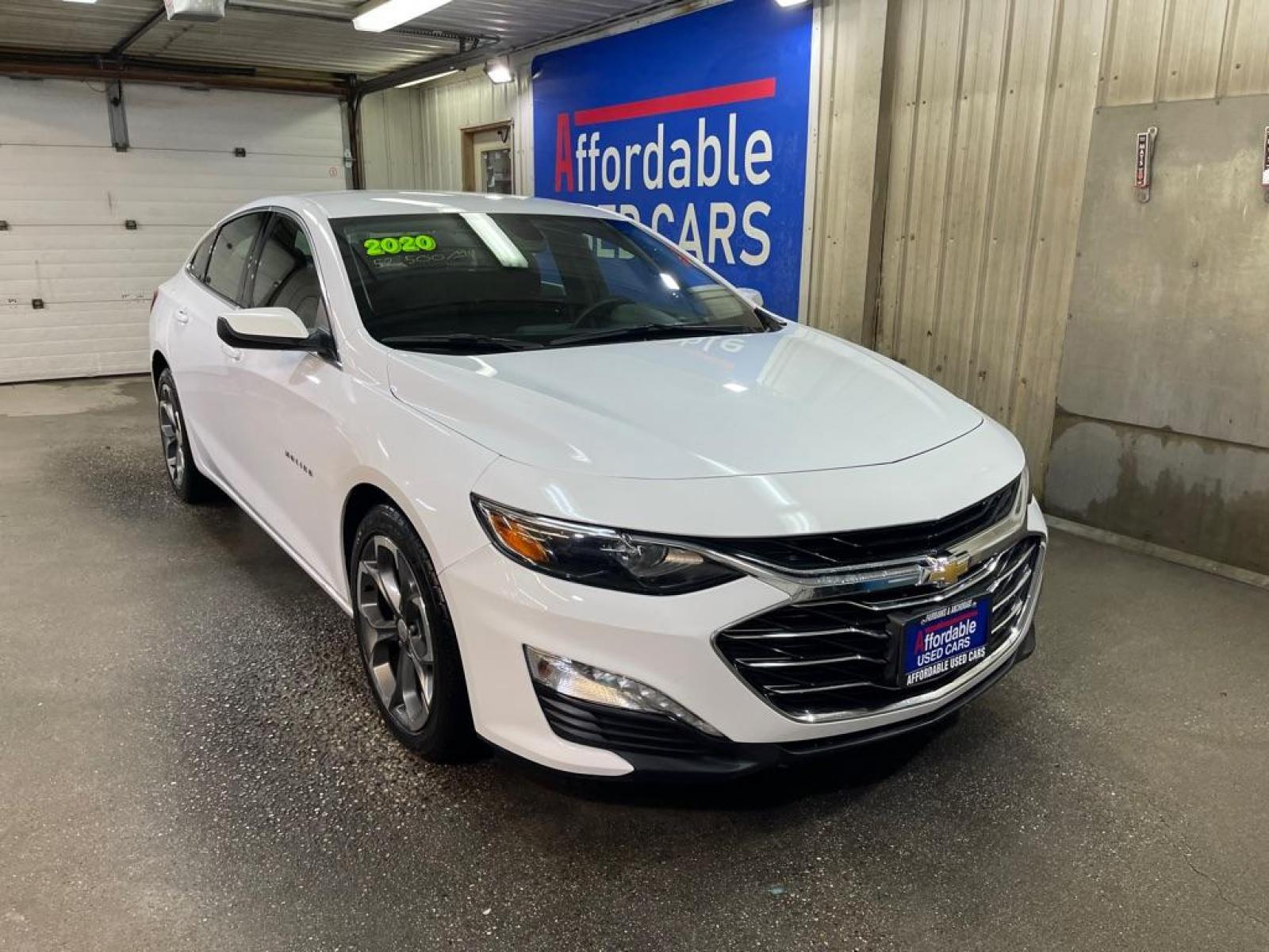 2020 WHITE CHEVROLET MALIBU LT (1G1ZD5ST4LF) with an 1.5L engine, Continuously Variable transmission, located at 2525 S. Cushman, Fairbanks, AK, 99701, (907) 452-5707, 64.824799, -147.711899 - Photo #0