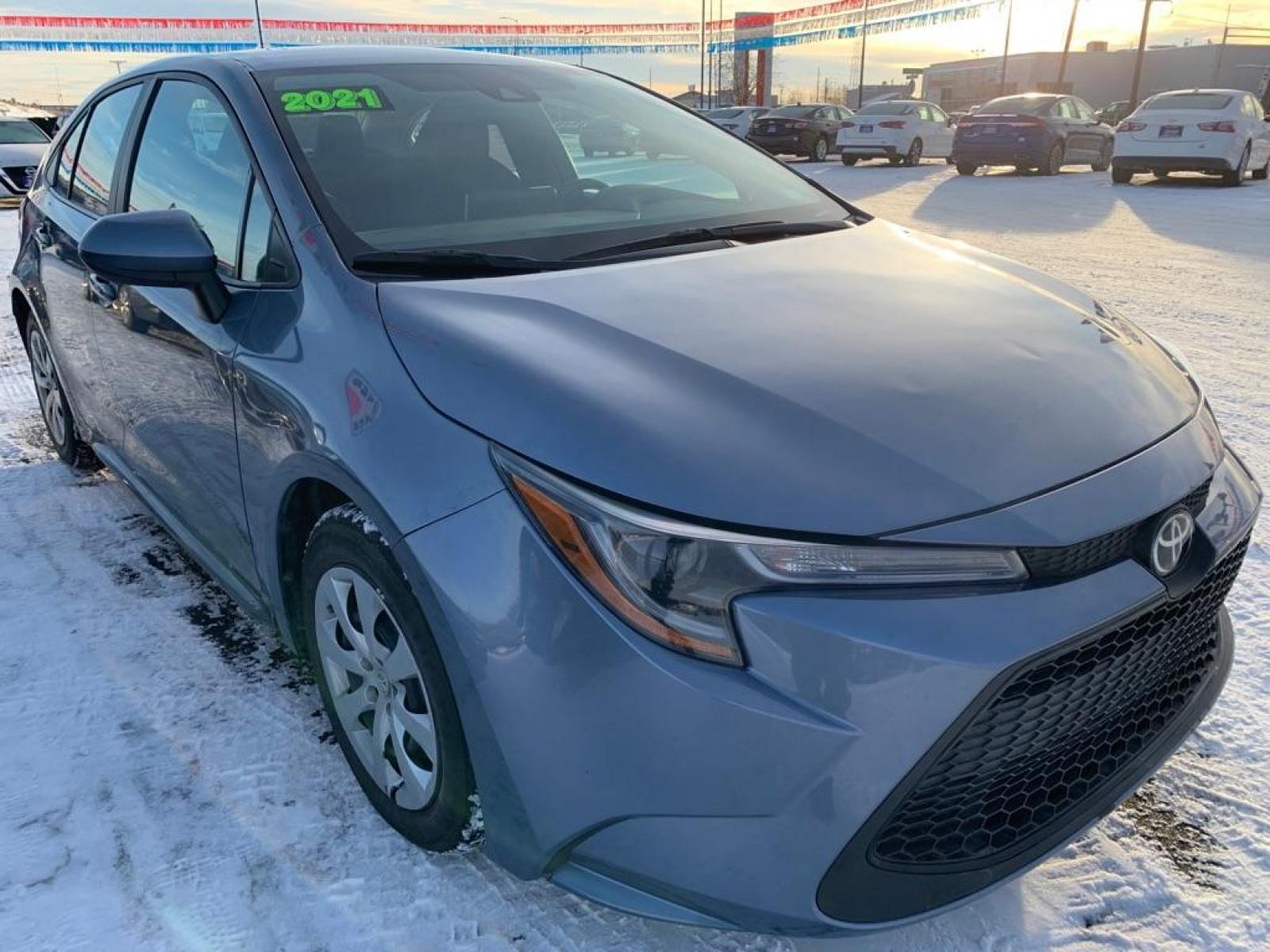 2021 GRAY TOYOTA COROLLA LE (5YFEPMAE9MP) with an 1.8L engine, Continuously Variable transmission, located at 2525 S. Cushman, Fairbanks, AK, 99701, (907) 452-5707, 64.824799, -147.711899 - Photo #0
