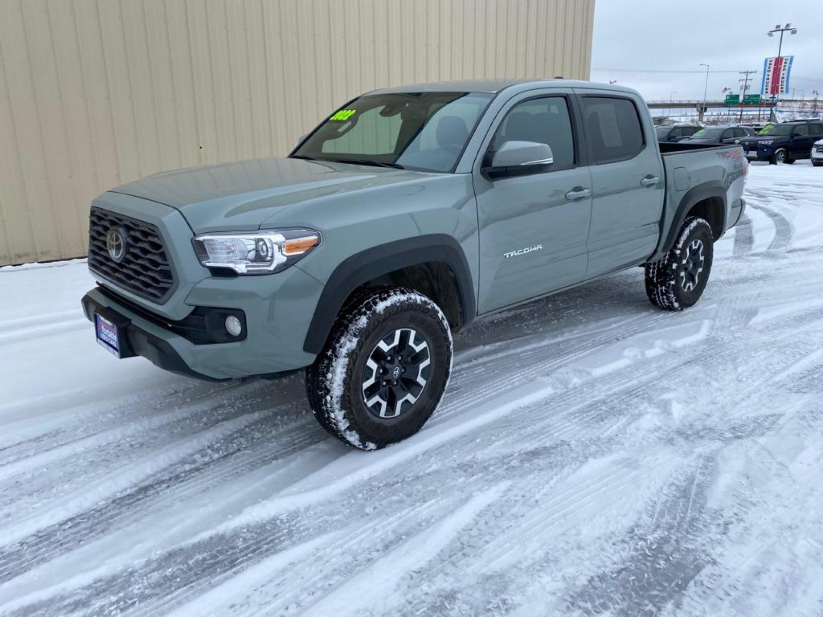 2022 GRAY TOYOTA TACOMA TRD DOUBLE CAB (3TMCZ5ANXNM) with an 3.5L engine, Automatic transmission, located at 2525 S. Cushman, Fairbanks, AK, 99701, (907) 452-5707, 64.824799, -147.711899 - Photo #0