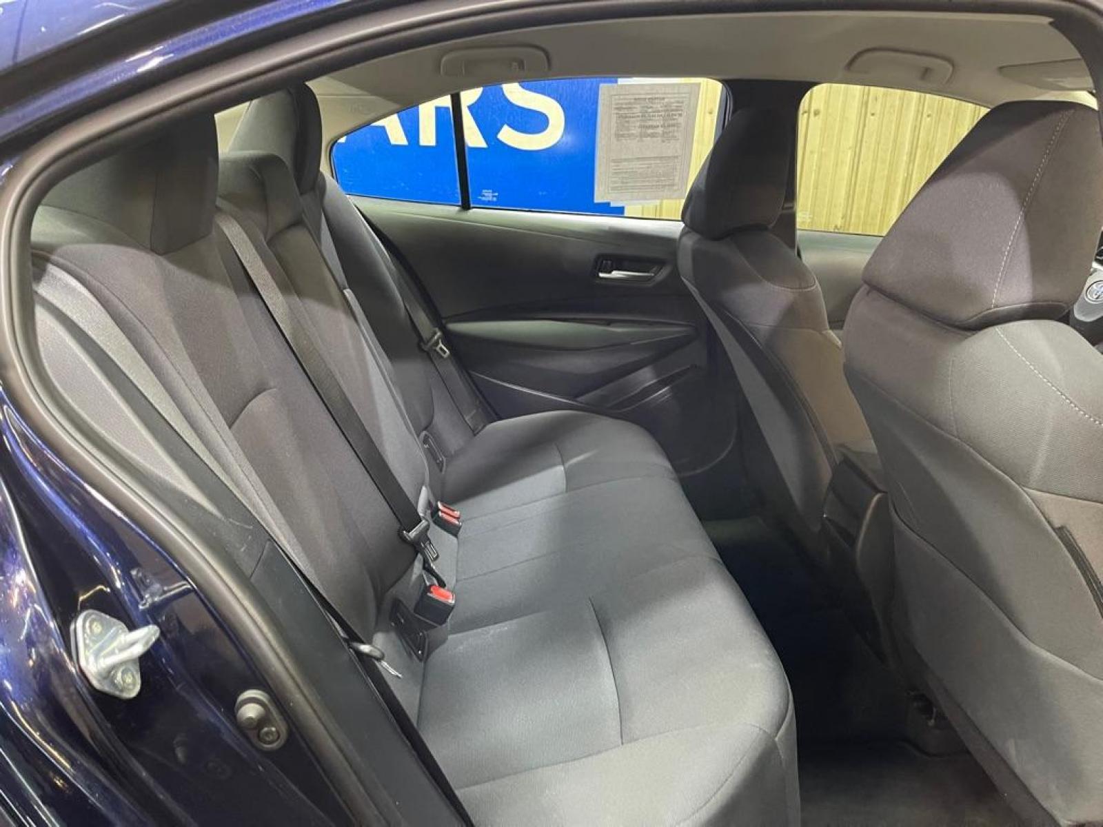 2021 BLUE TOYOTA COROLLA LE (5YFEPMAE2MP) with an 1.8L engine, Continuously Variable transmission, located at 2525 S. Cushman, Fairbanks, AK, 99701, (907) 452-5707, 64.824799, -147.711899 - Photo #4