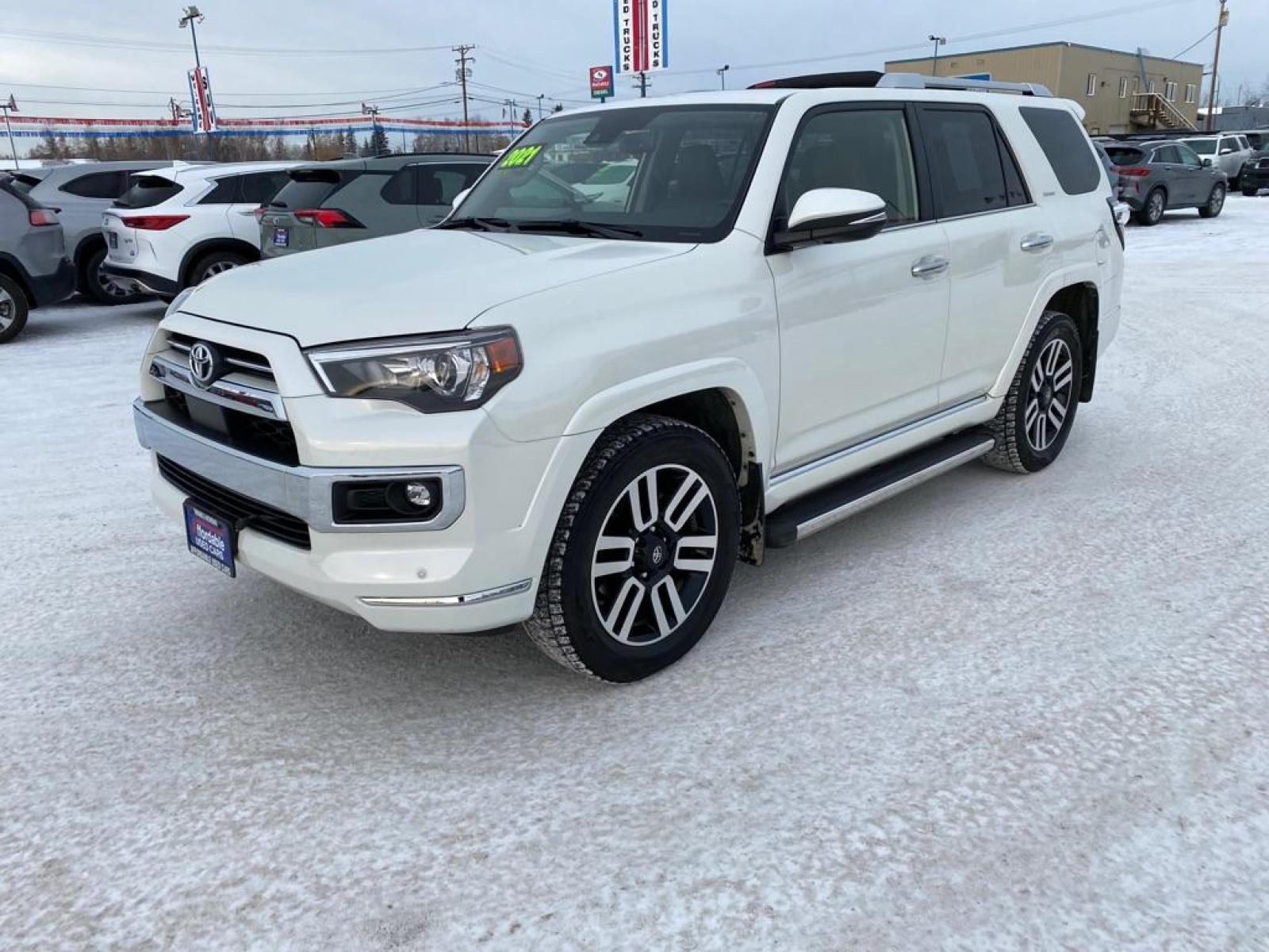 2021 WHITE TOYOTA 4RUNNER LMTD TRAIL (JTEKU5JR3M5) with an 4.0L engine, Automatic transmission, located at 2525 S. Cushman, Fairbanks, AK, 99701, (907) 452-5707, 64.824799, -147.711899 - Photo #0