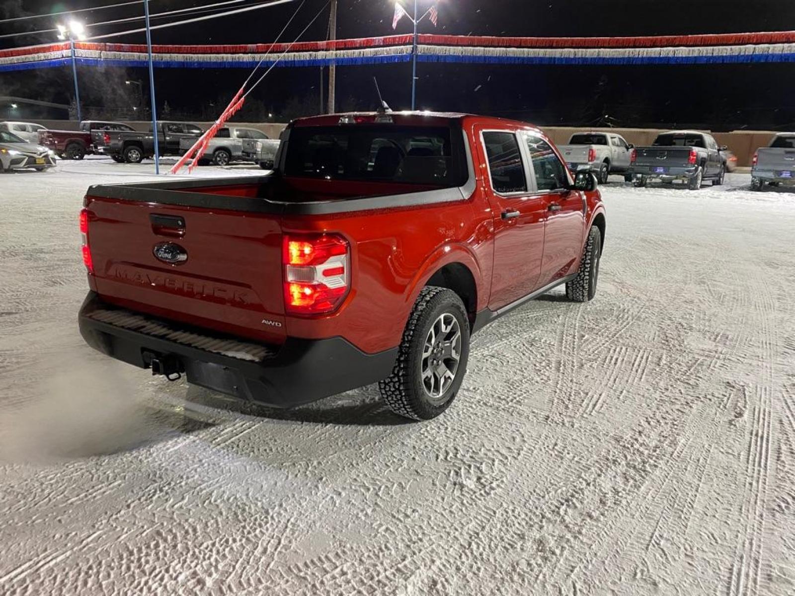 2023 RED FORD MAVERICK XLT (3FTTW8F98PR) with an 2.0L engine, Automatic transmission, located at 2525 S. Cushman, Fairbanks, AK, 99701, (907) 452-5707, 64.824799, -147.711899 - Photo #2