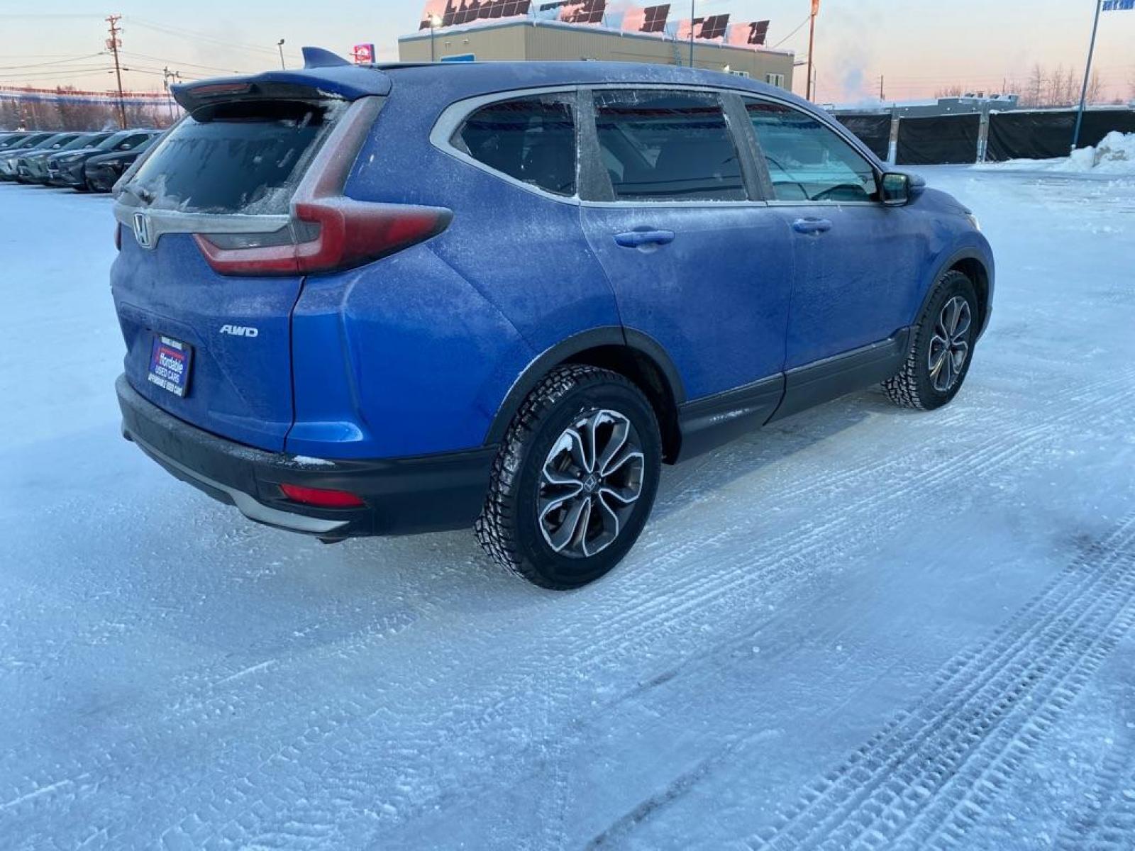 2021 BLUE HONDA CR-V EX (7FARW2H52ME) with an 1.5L engine, Continuously Variable transmission, located at 2525 S. Cushman, Fairbanks, AK, 99701, (907) 452-5707, 64.824799, -147.711899 - Photo #2